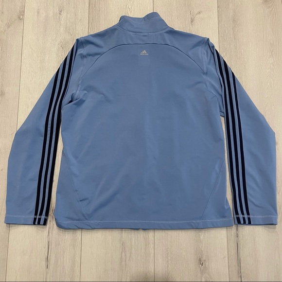 ADIDAS Light Blue Lightweight Track Jacket XL - Picture 10 of 10
